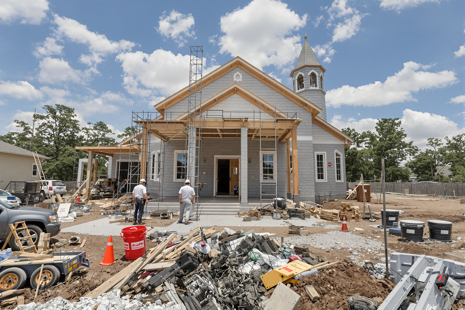 Expert church construction services including new builds, renovations, and expansions. Matthew Frain Builders delivers quality ecclesiastical projects in Michig
