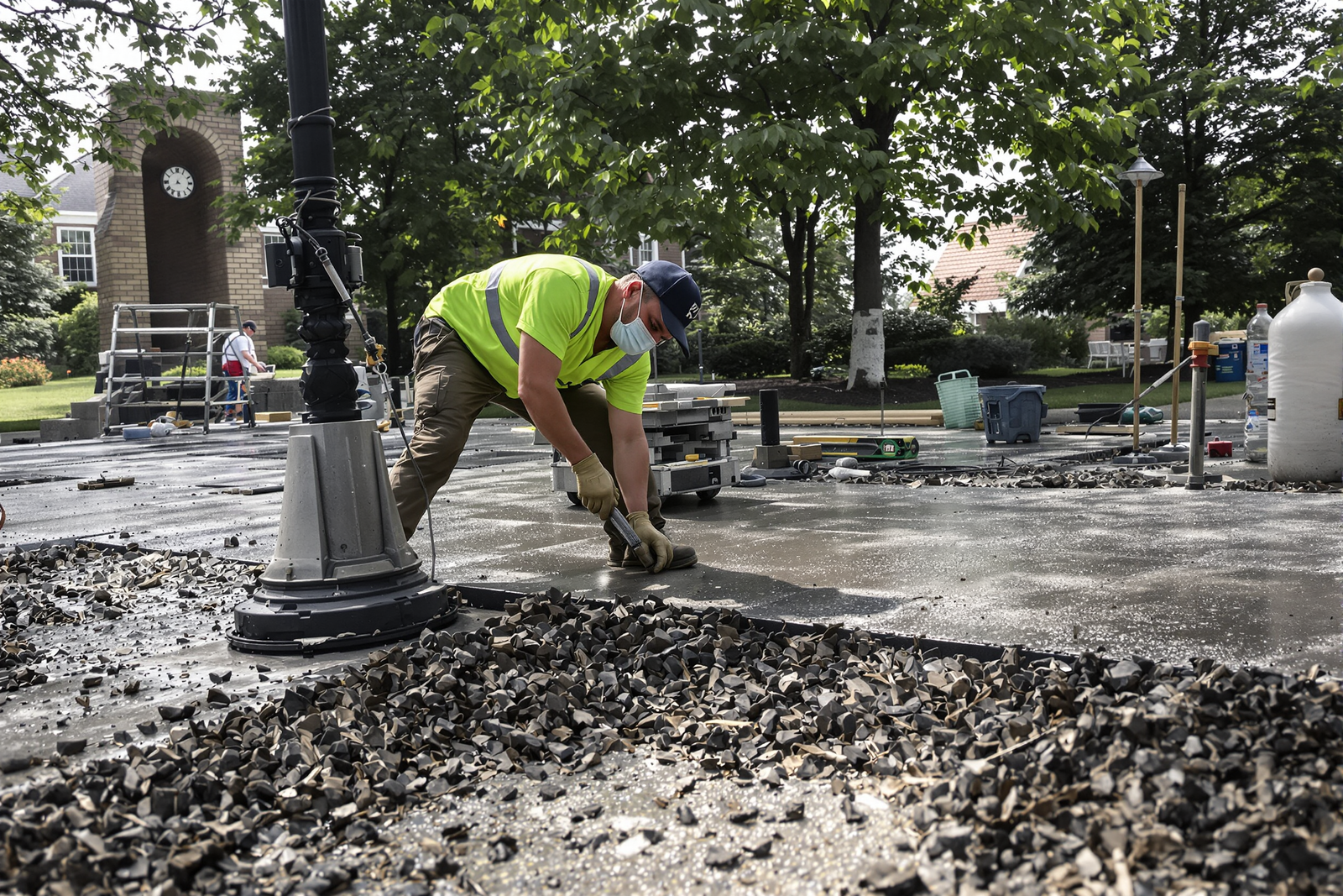 Expert driveway installation in Michigan. Matthew Frain Builders creates durable, attractive driveways tailored to your home. Call (616) 446-5151 today.